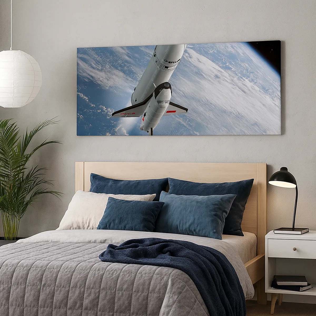 Impression sur toile - Image sur toile - Ascension cosmique - 30x30 cm