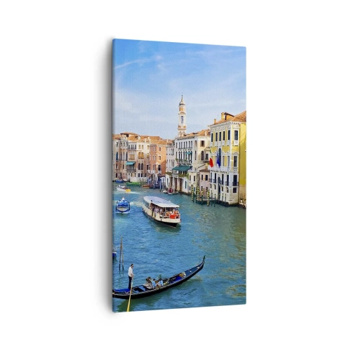 Impression sur toile - Image sur toile - Trafic de rue unique au monde - 55x100 cm