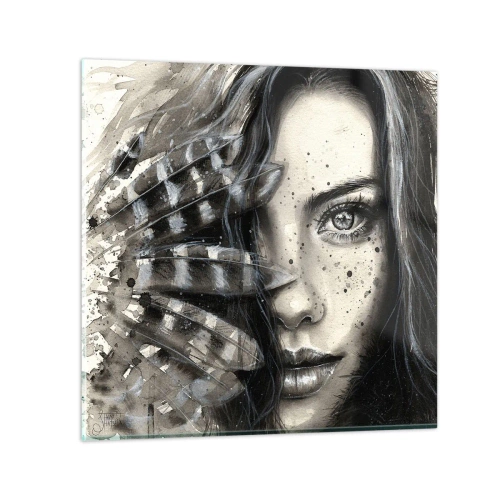 Impression sur verre - Image sur verre - Beauté sauvage - 70x70 cm