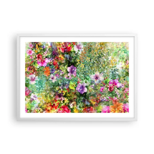 Affiche dans un cadre blanc - Poster - En fleurs pour la perdition - 70x50 cm
