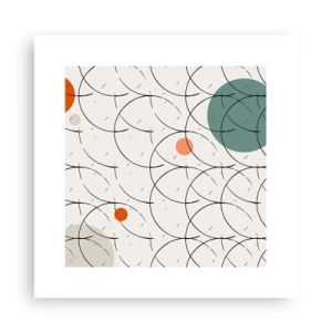 Affiche - Poster - Dans l'esprit pop art - 30x30 cm