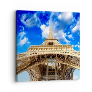 Impression sur toile - Image sur toile - Atteindre le ciel et les nuages - 30x30 cm