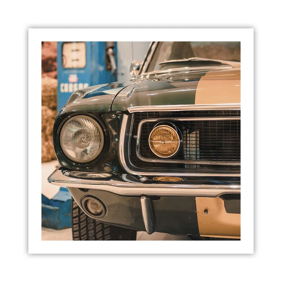 Affiche - Poster - Rencontre avec une légende - 60x60 cm