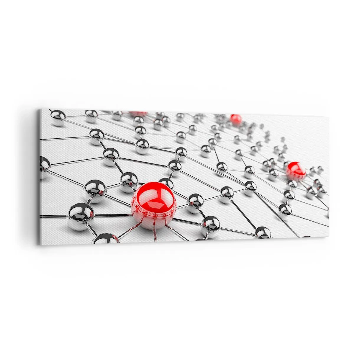 Impression sur toile - Image sur toile - Toile argentée - 100x40 cm