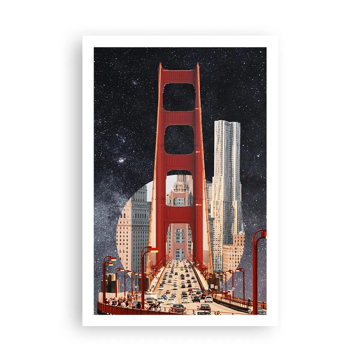 Affiche - Poster - Toujours au centre - 61x91 cm