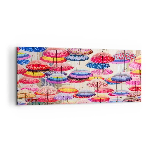 Impression sur toile - Image sur toile - Prairie de la ville - 100x40 cm