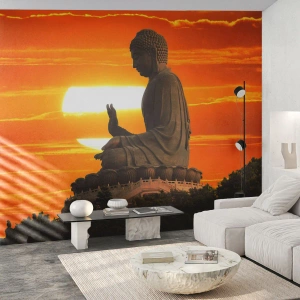Papier peint sur mesure Standard Eco - Aucune peur du monde - Asie, Bouddha, Culture