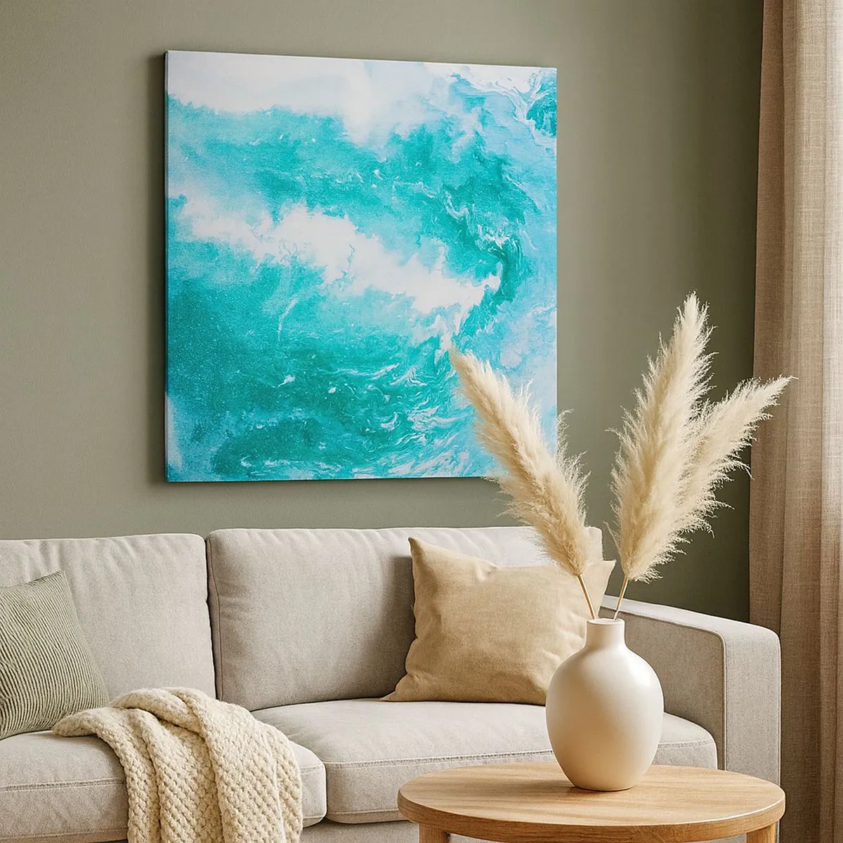 Impression sur toile - Image sur toile - Au coeur de l'élément - 30x30 cm