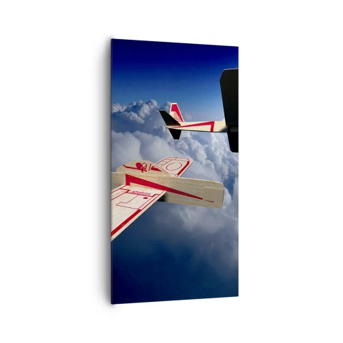 Impression sur toile - Image sur toile - Encore plus haut, encore plus loin - 65x120 cm