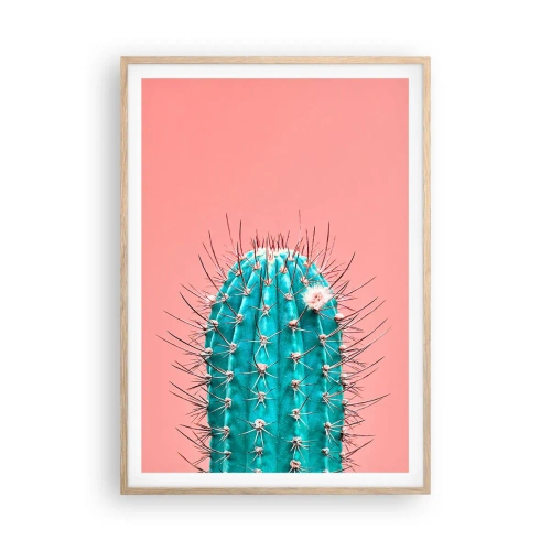 Affiche dans un chêne clair - Poster - Juste regarde - 70x100 cm