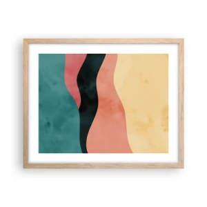 Affiche dans un chêne clair - Poster - Conformité non-conforme - 50x40 cm