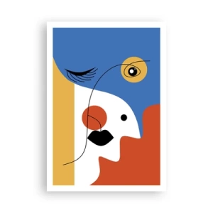 Affiche - Poster - Portrait déconstruit - 70x100 cm