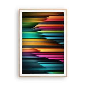 Affiche dans un chêne clair - Poster - Un organe de lumière - 70x100 cm