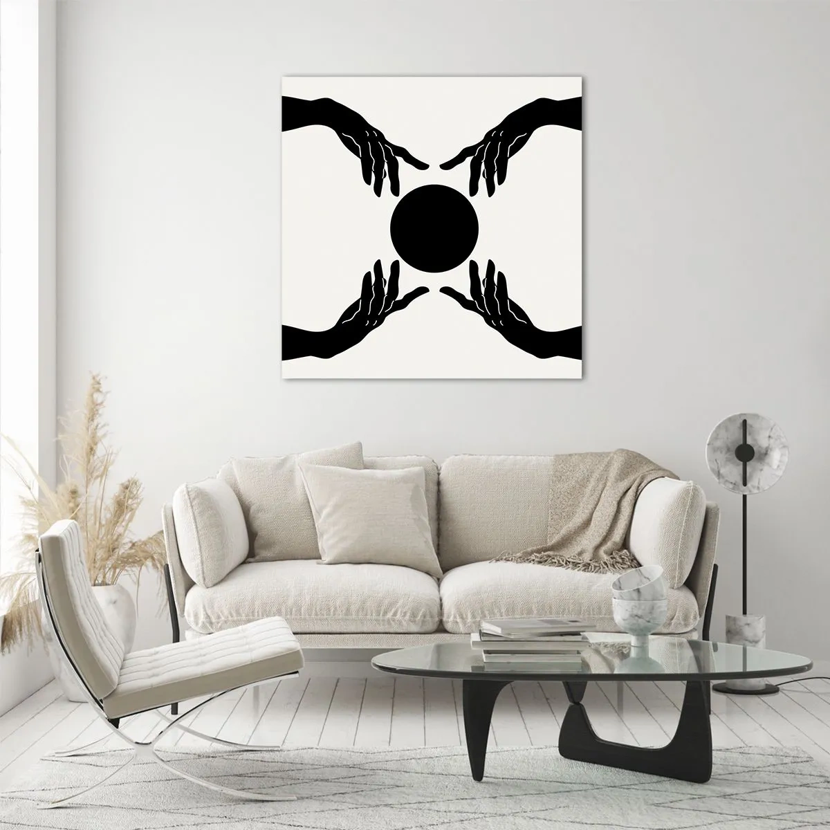 Impression sur verre - Image sur verre - Signe secret - 70x70 cm