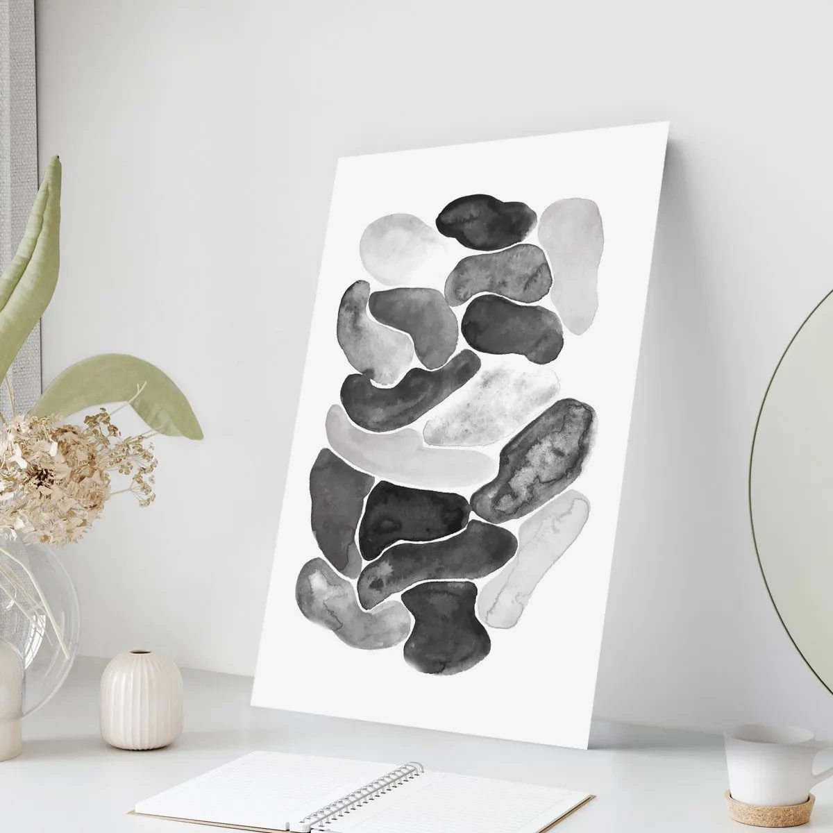 Affiche - Poster - Abstraction rocheuse - 30x40 cm