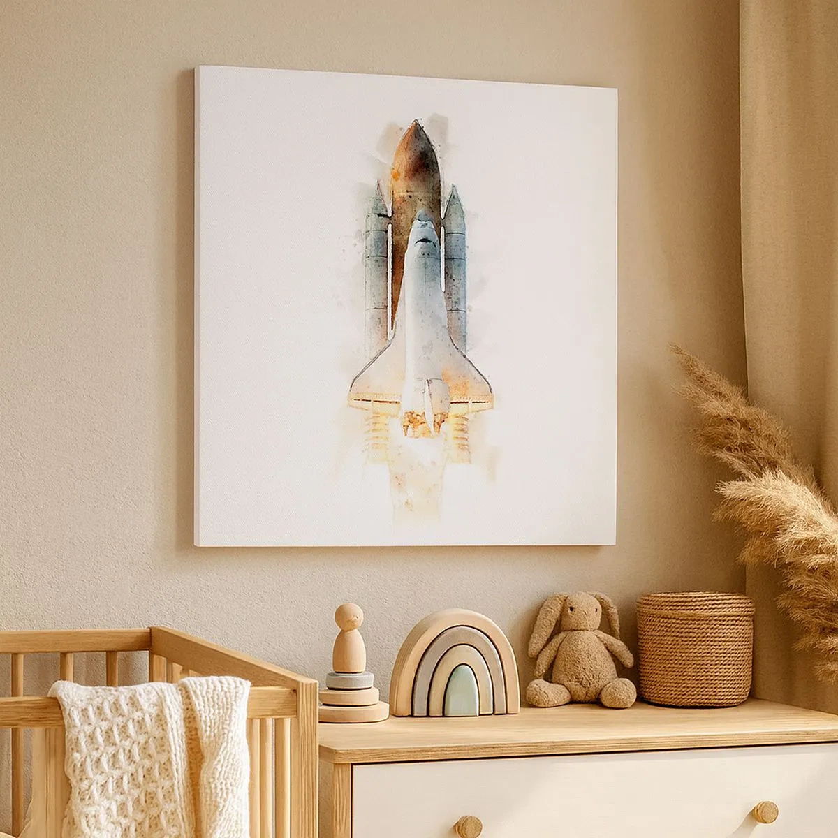 Impression sur toile - Image sur toile - Des explorateurs pour commencer - 30x30 cm