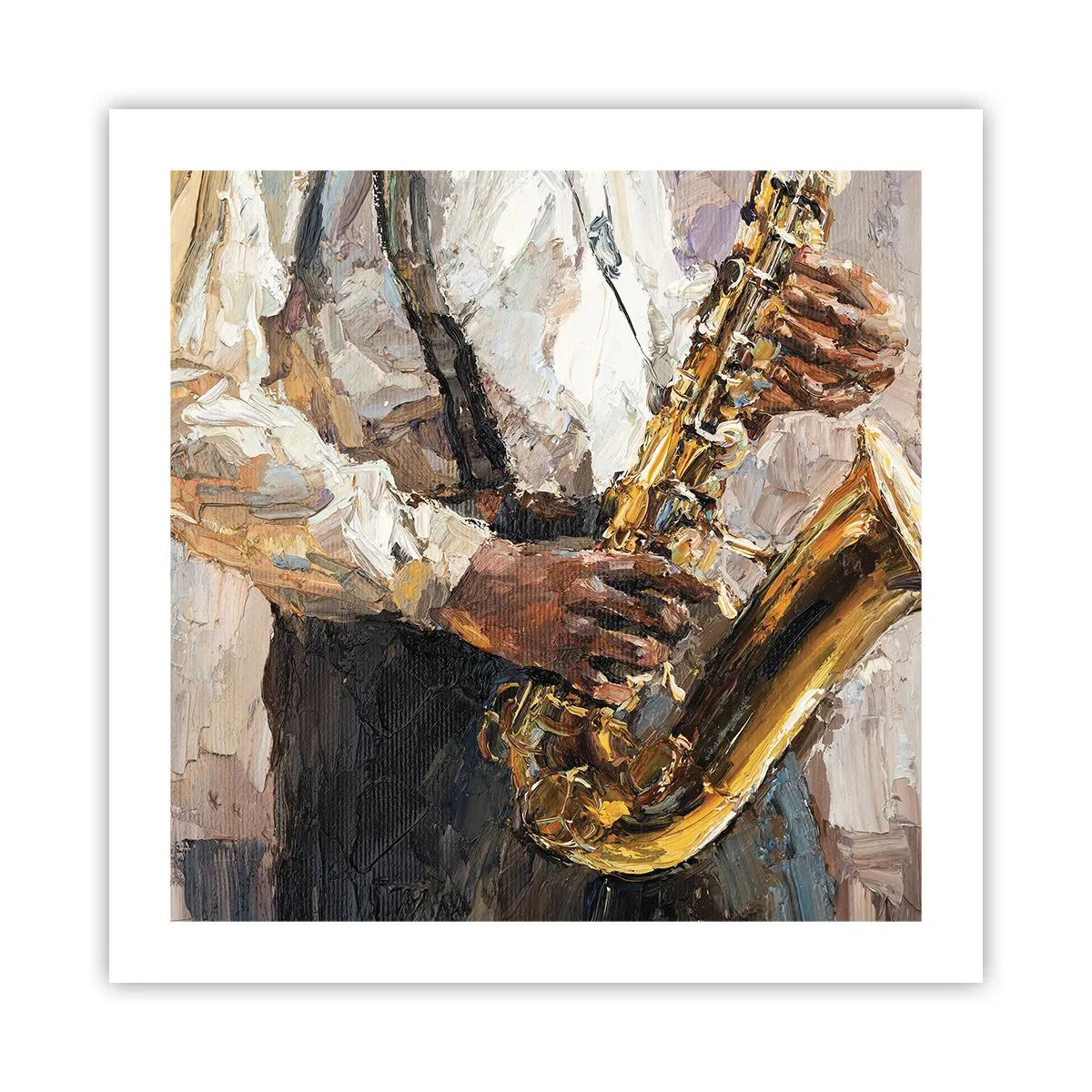 Affiche - Poster - C'est l'heure du solo - 50x50 cm