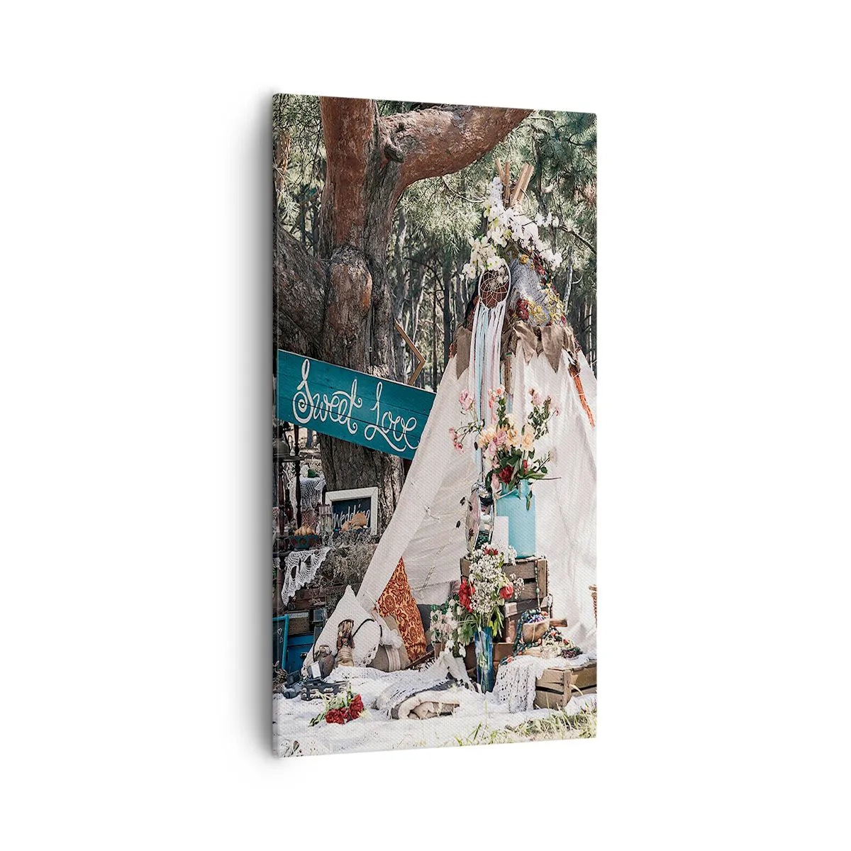 Impression sur toile - Image sur toile - Make love… - 55x100 cm