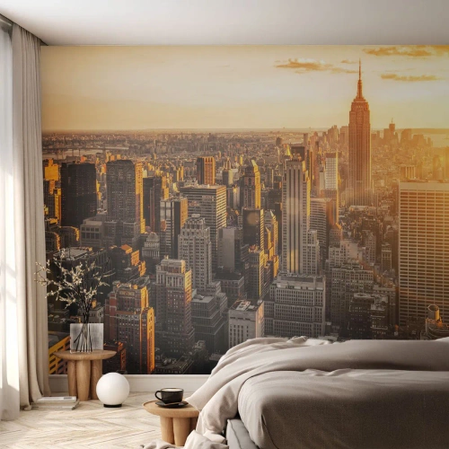 Papier Peint Photo Standard Eco - Grandir au soleil - Ville, New York, Architecture - 350x256 cm