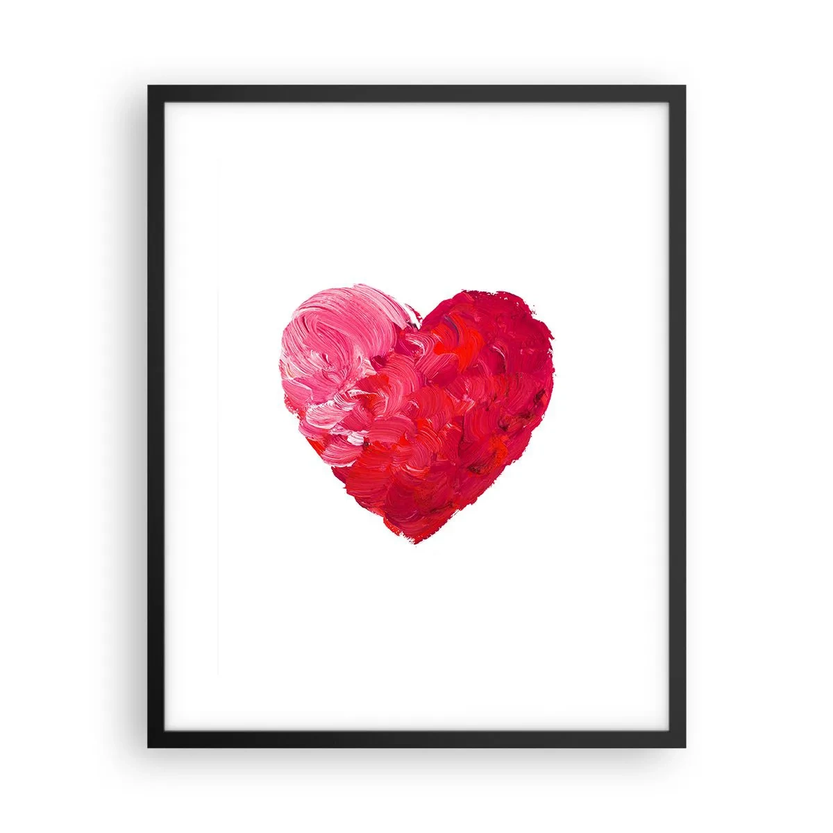 Affiche dans un cadre noir - Poster - All you need is love - 40x50 cm