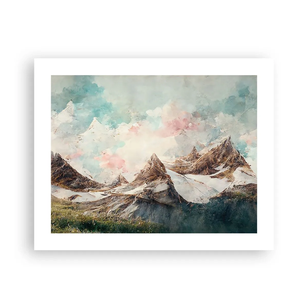 Affiche - Poster - Lames de roche - 50x40 cm