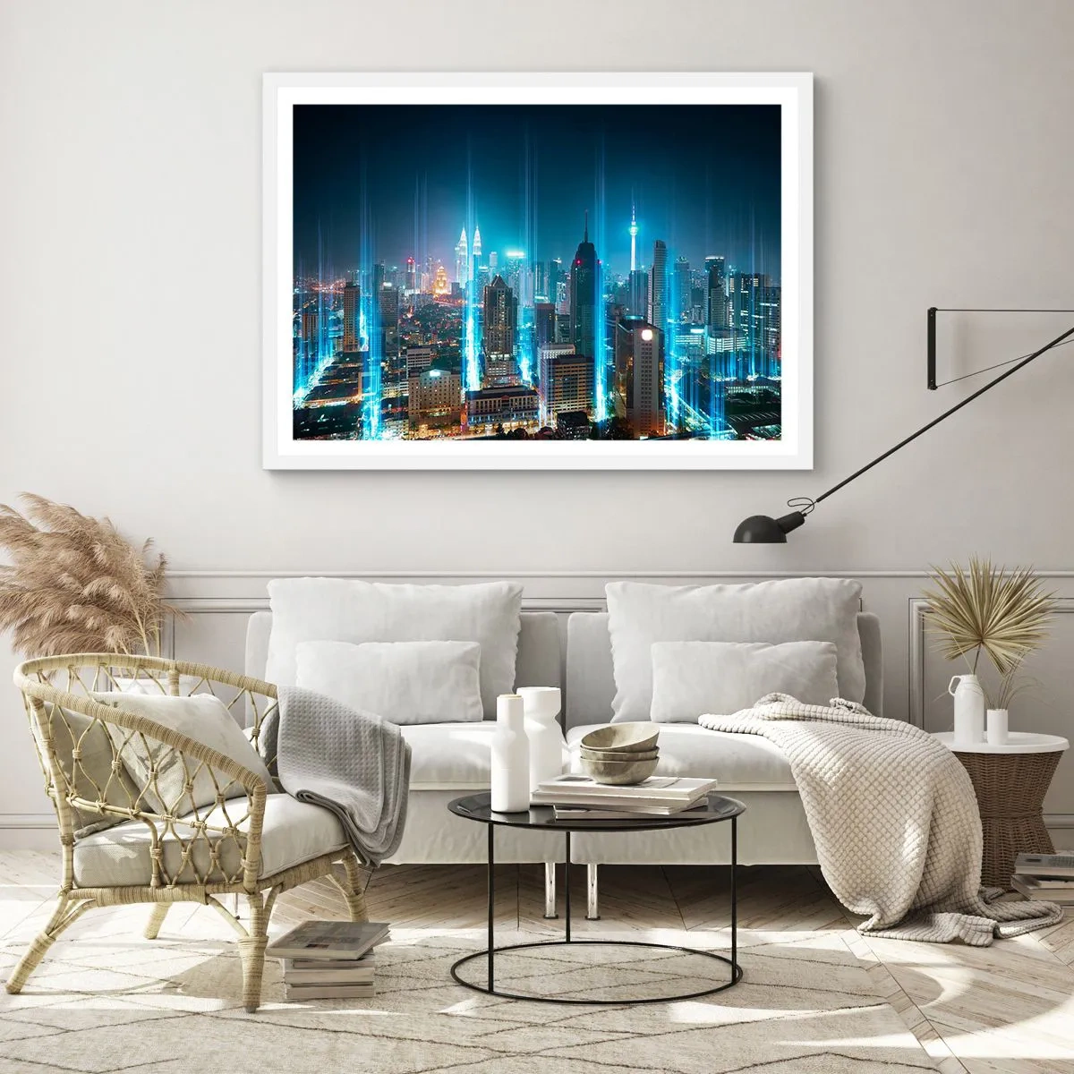 Affiche dans un cadre blanc - Poster - À Berlin au paradis - 50x40 cm