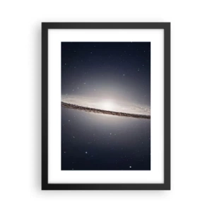 Affiche dans un cadre noir - Poster - Il y a bien longtemps, dans une galaxie très lointaine… - 30x40 cm