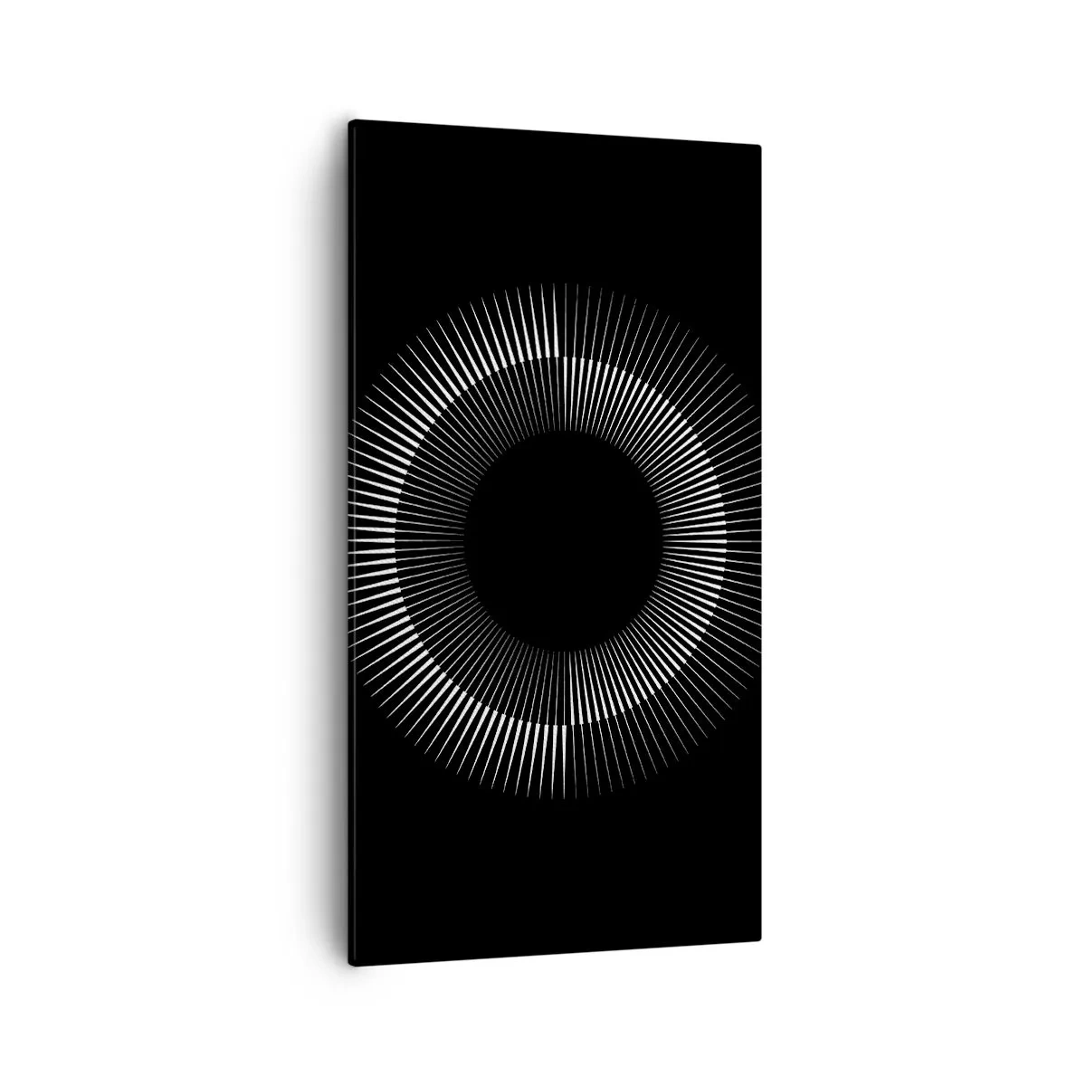 Impression sur toile - Image sur toile - Soleil noir - 55x100 cm