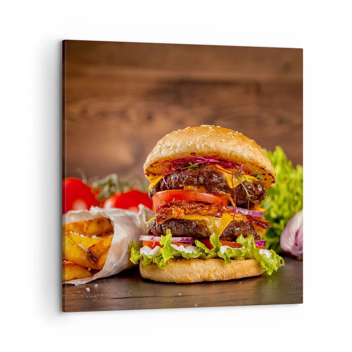 Impression sur toile - Image sur toile - Le fruit défendu - 50x50 cm