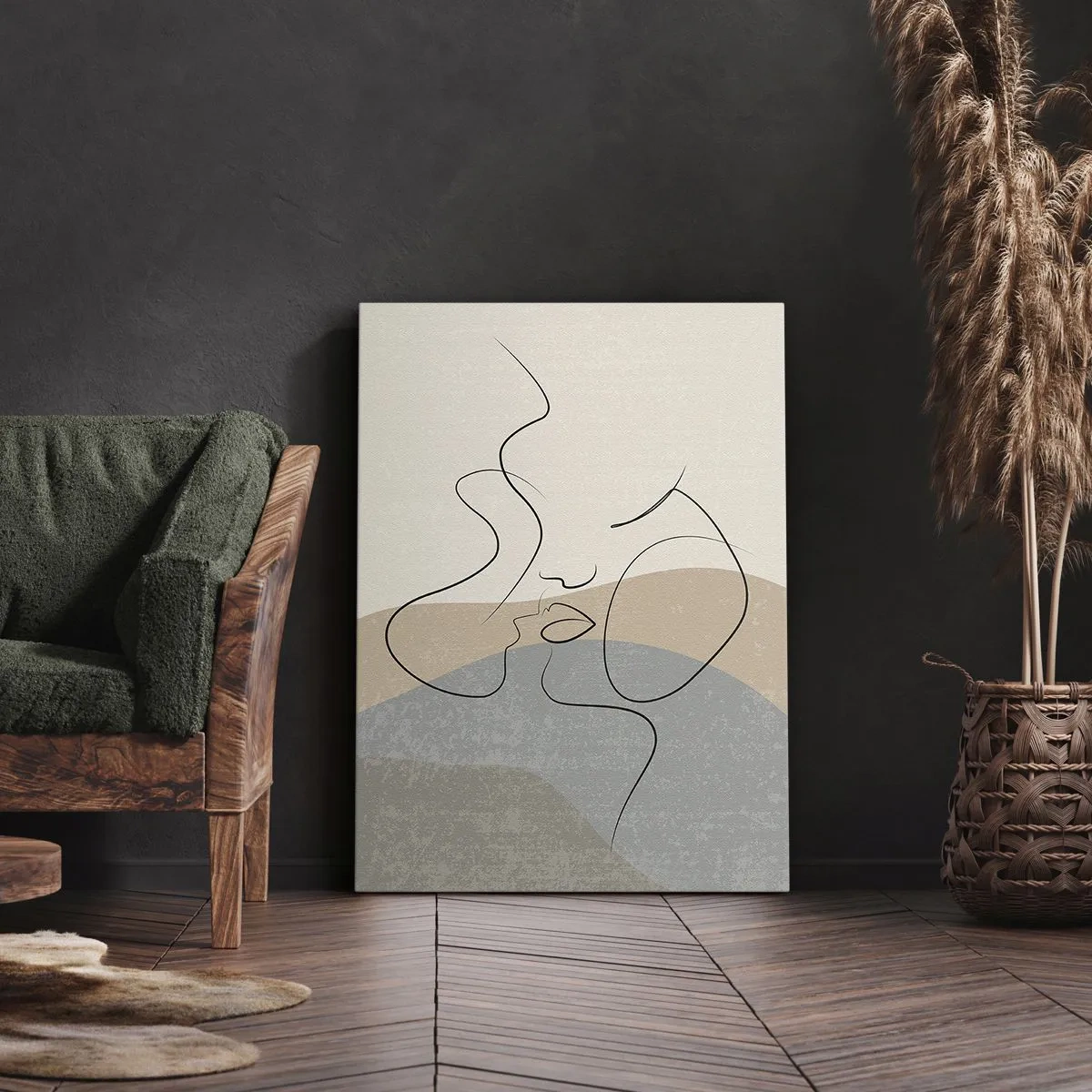 Impression sur toile - Image sur toile - Comme un coup de pinceau - 80x120 cm