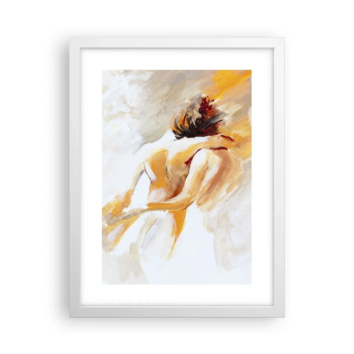 Affiche dans un cadre blanc - Poster - Proximité dans le ciel - 30x40 cm