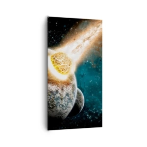 Impression sur toile - Image sur toile - Destruction ou naissance? - 65x120 cm