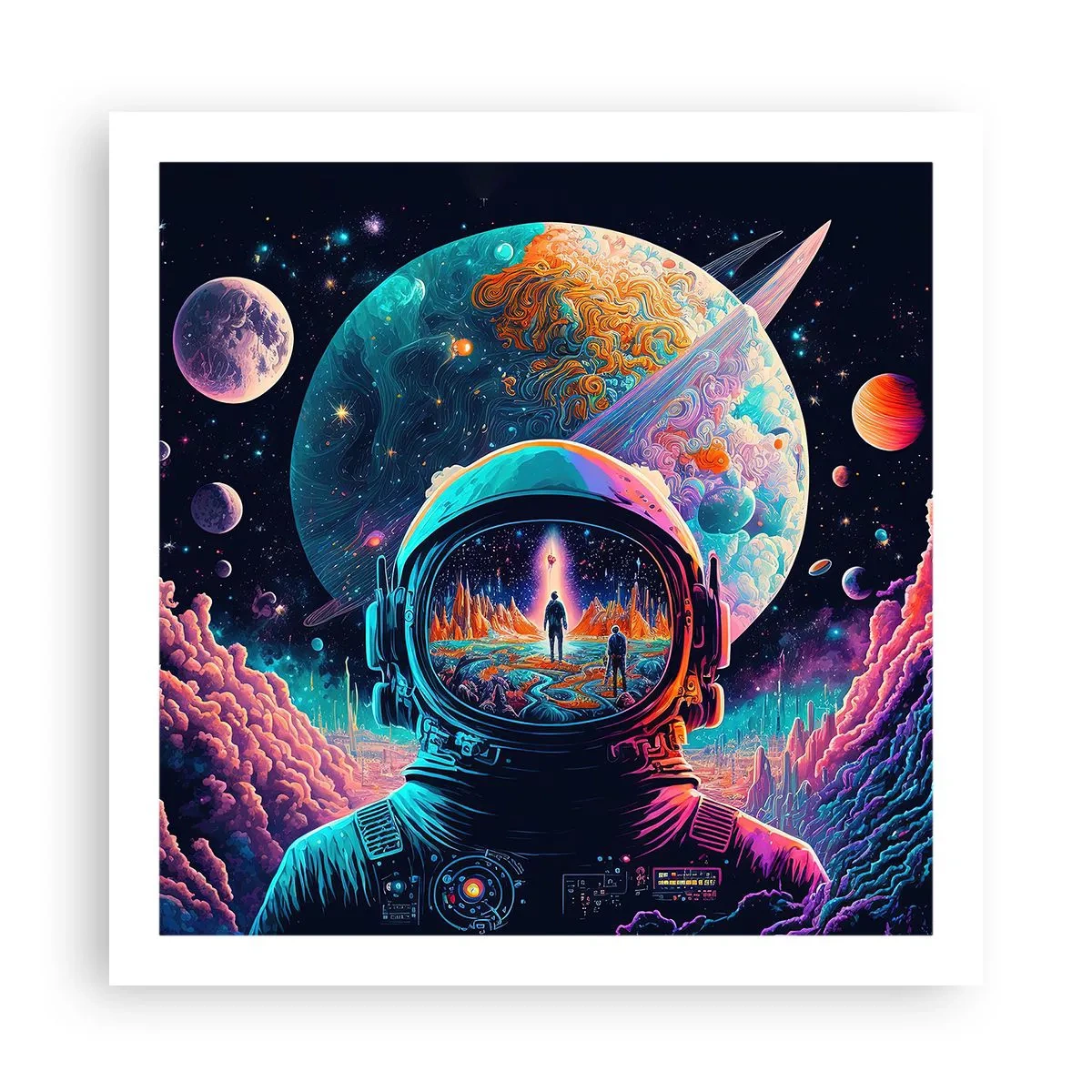 Affiche - Poster - Les philosophes n'en ont pas rêvé - 60x60 cm