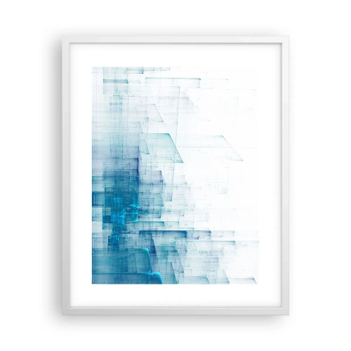 Affiche dans un cadre blanc - Poster - Comment l’espace s’est formé - 40x50 cm