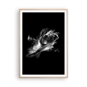 Affiche dans un chêne clair - Poster - Coincé en l'air - 70x100 cm