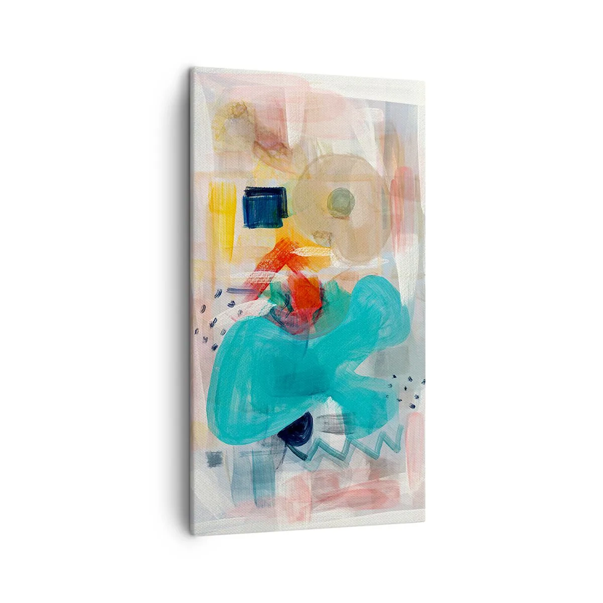 Impression sur toile - Image sur toile - Jeu de couleurs - 45x80 cm