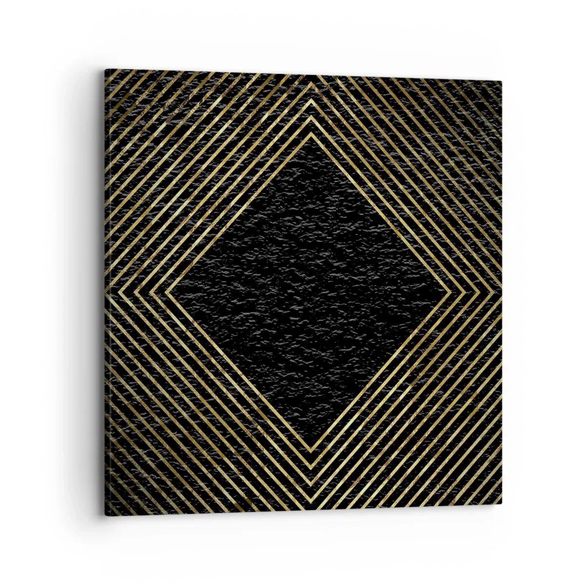 Impression sur toile - Image sur toile - Géométrie dans un style glamour - 70x70 cm