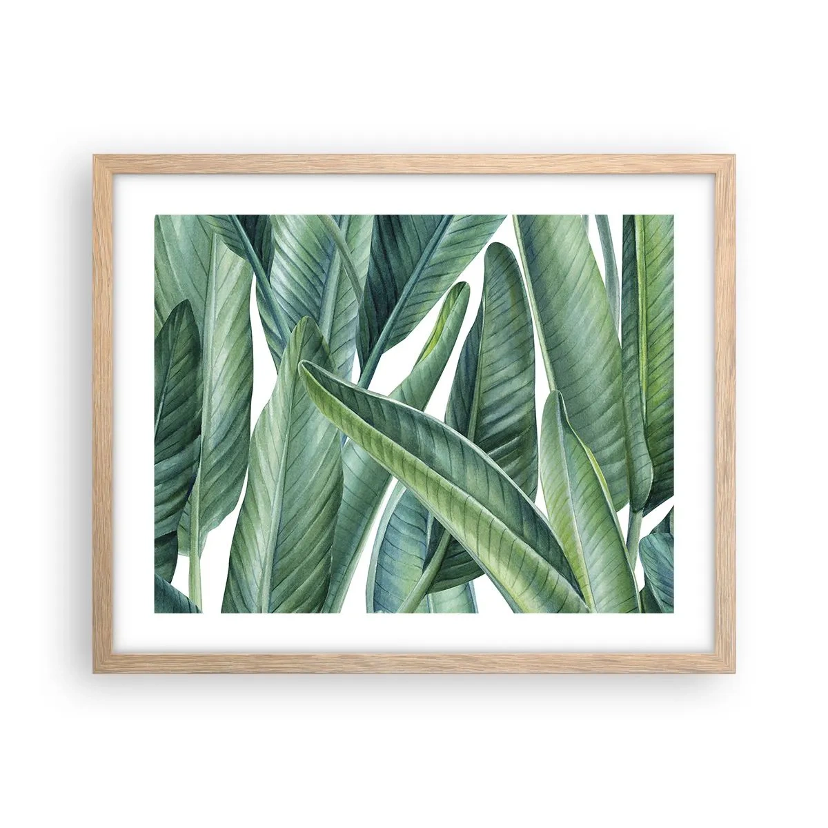 Affiche dans un chêne clair - Poster - La nature face à elle-même - 50x40 cm