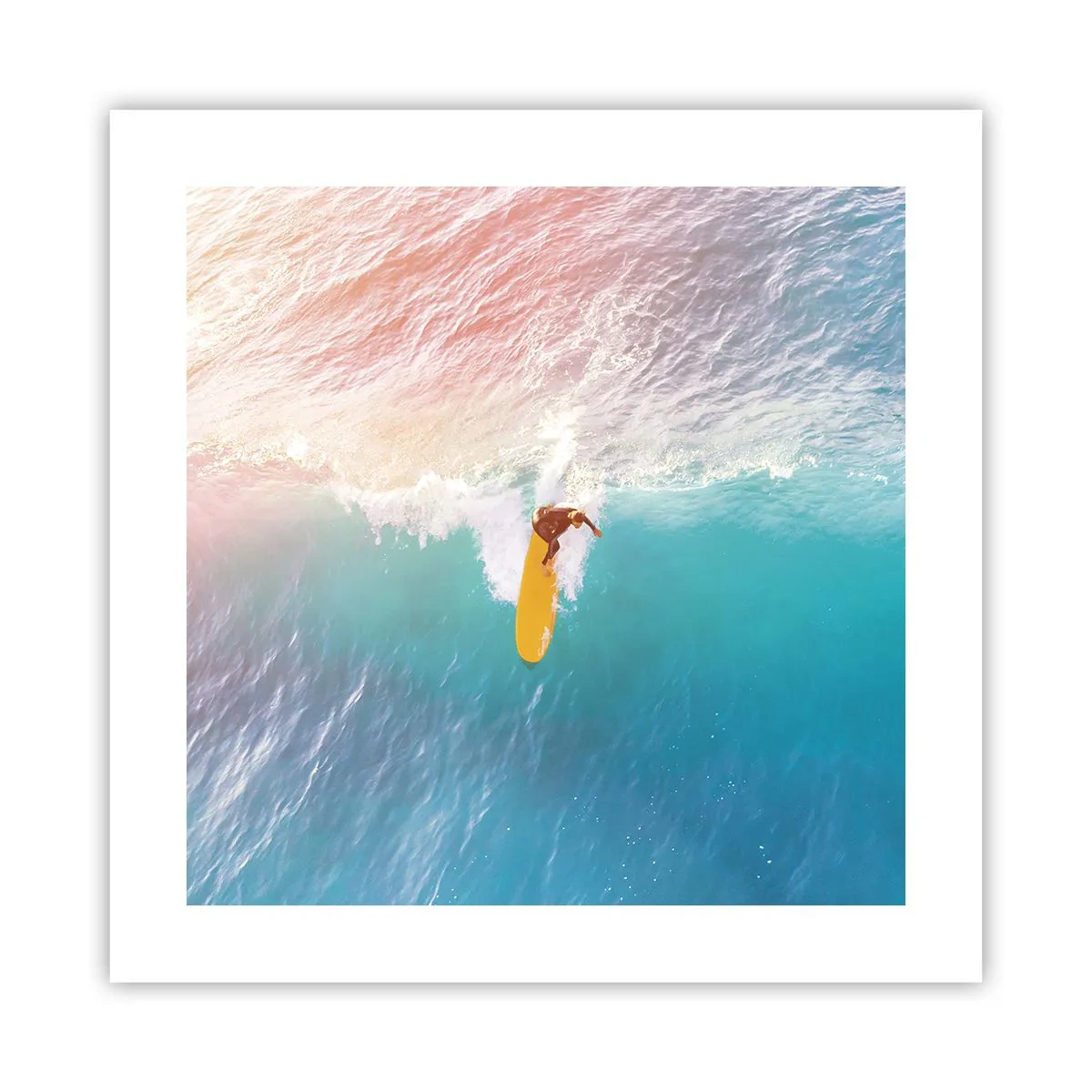 Affiche - Poster - Le cavalier de l'océan - 40x40 cm