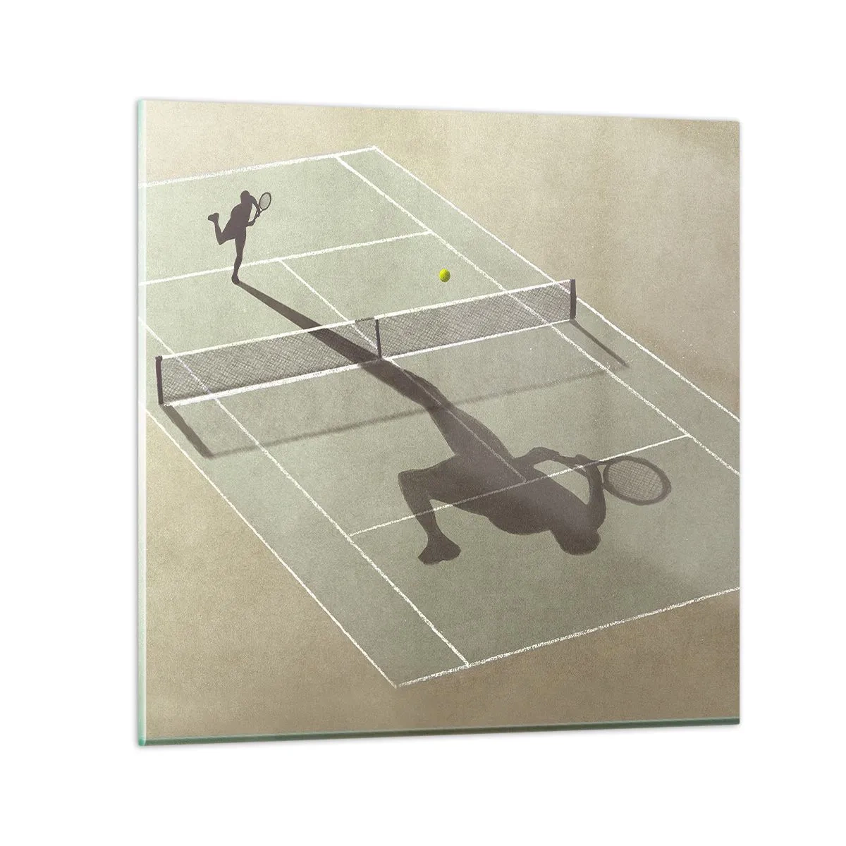 Impression sur verre - Image sur verre - Dépassement de soi - 70x70 cm