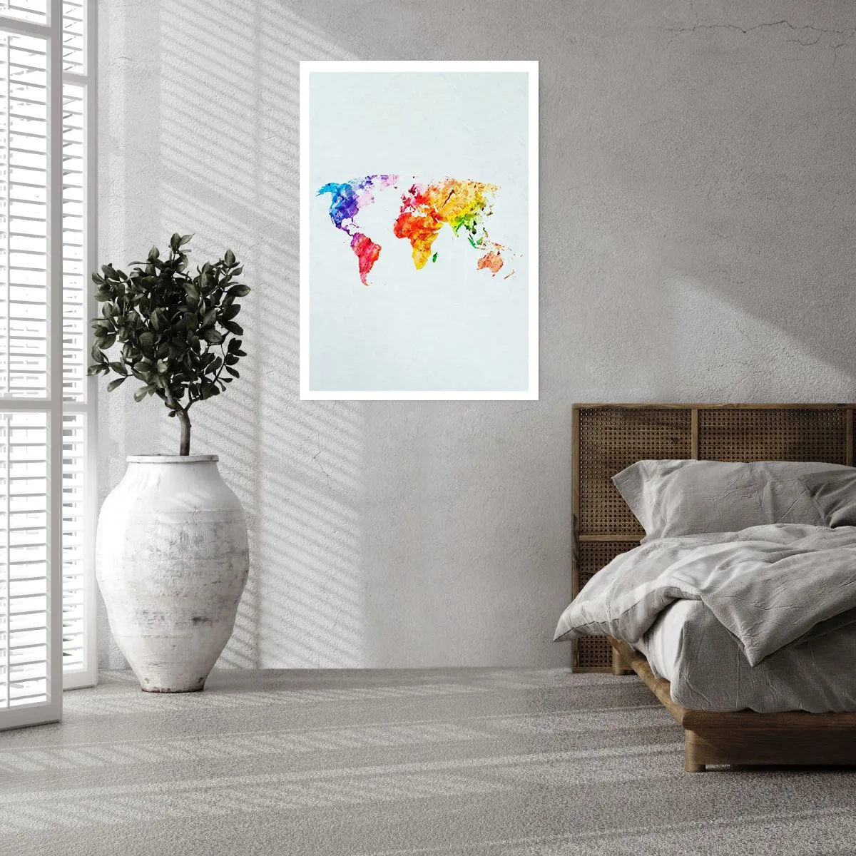 Affiche - Poster - Toutes les couleurs du monde - 70x100 cm