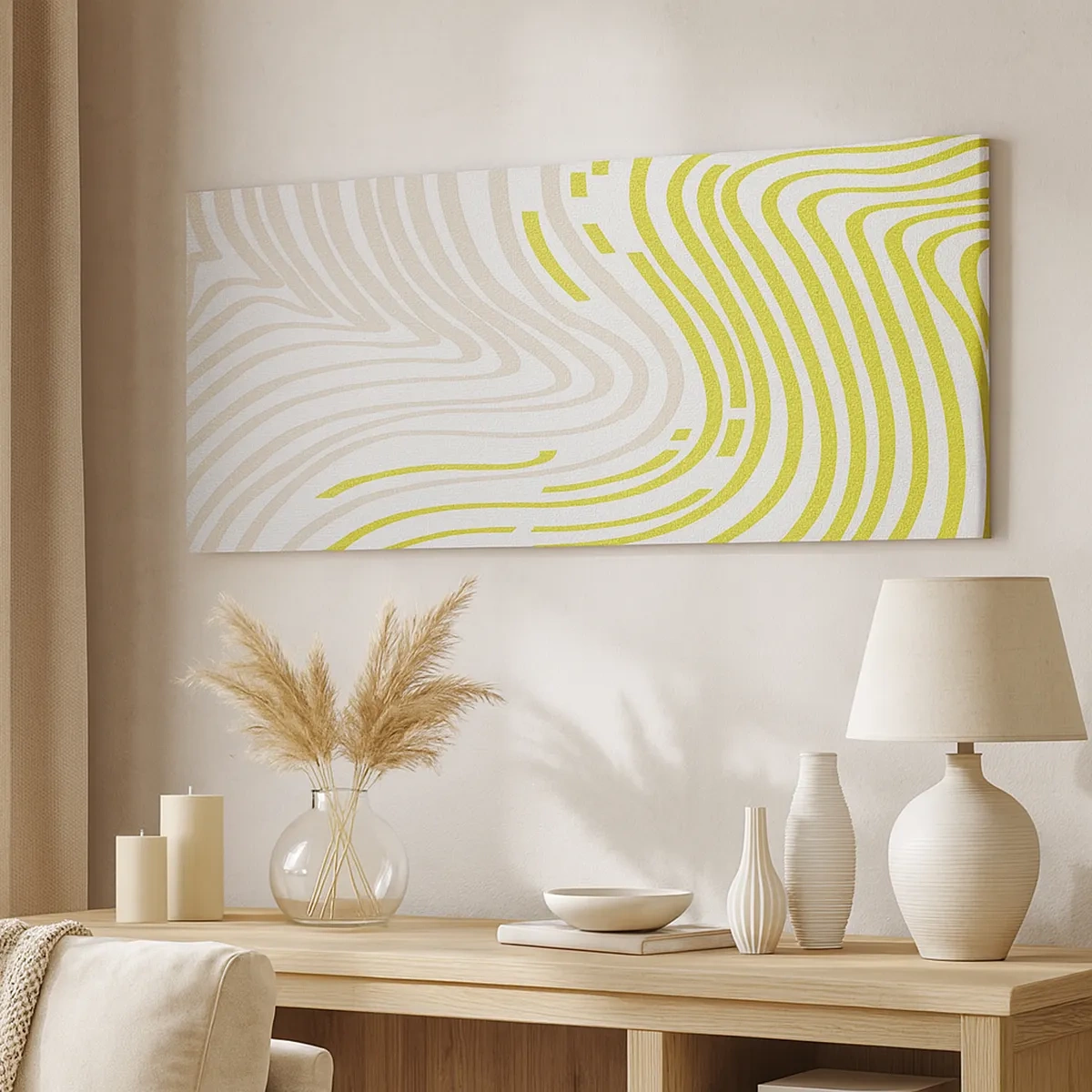 Impression sur toile - Image sur toile - Une composition au léger virage - 30x30 cm