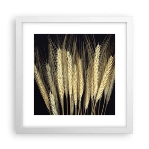 Affiche dans un cadre blanc - Poster - Magie rustique - 30x30 cm