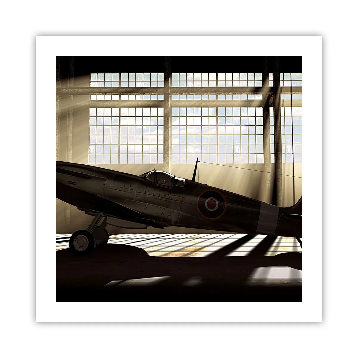 Affiche - Poster - Le repos du guerrier - 50x50 cm