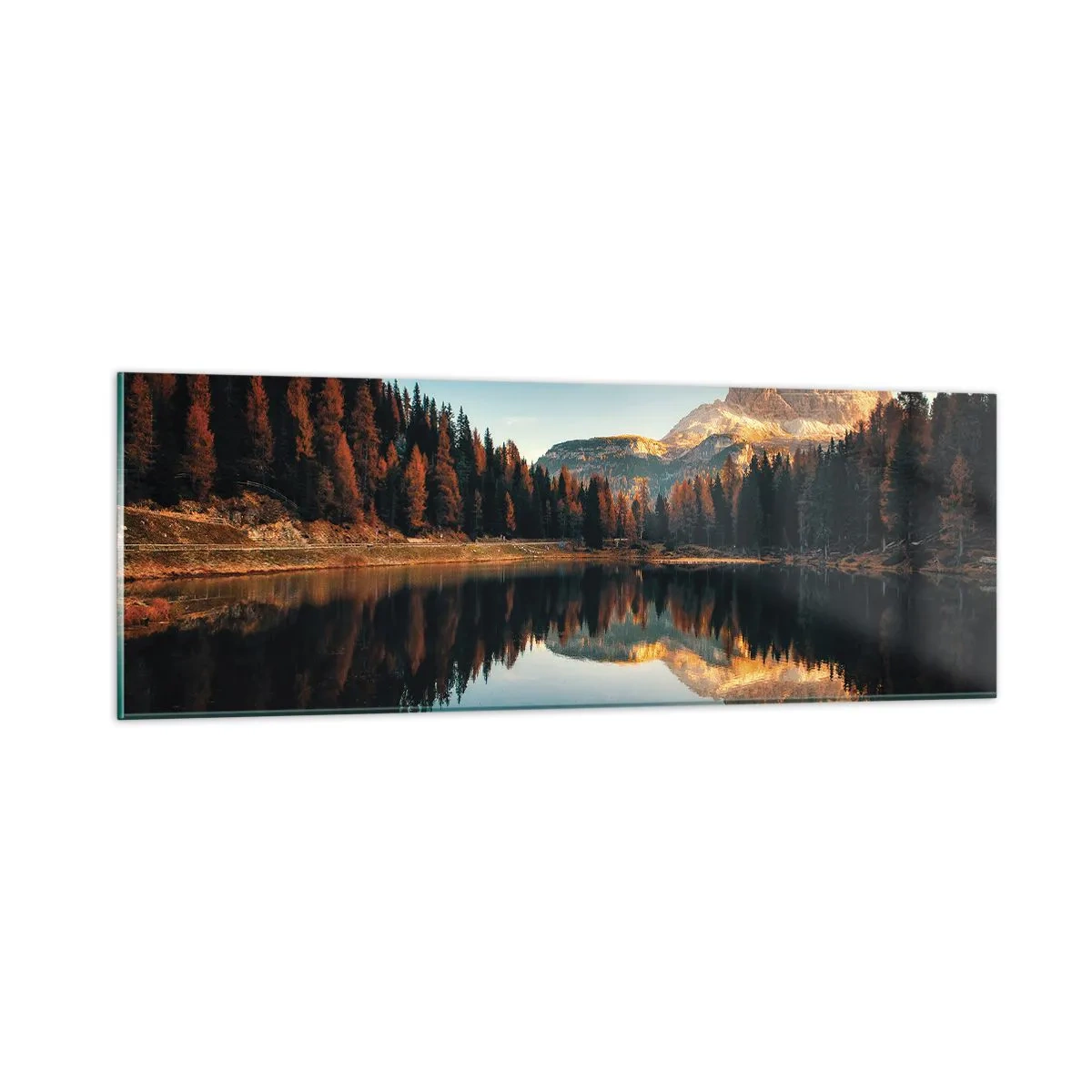 Impression sur verre - Image sur verre - Double paysage - 90x30 cm