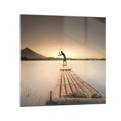 Impression sur verre - Image sur verre - Avant la fin du jour - 40x40 cm