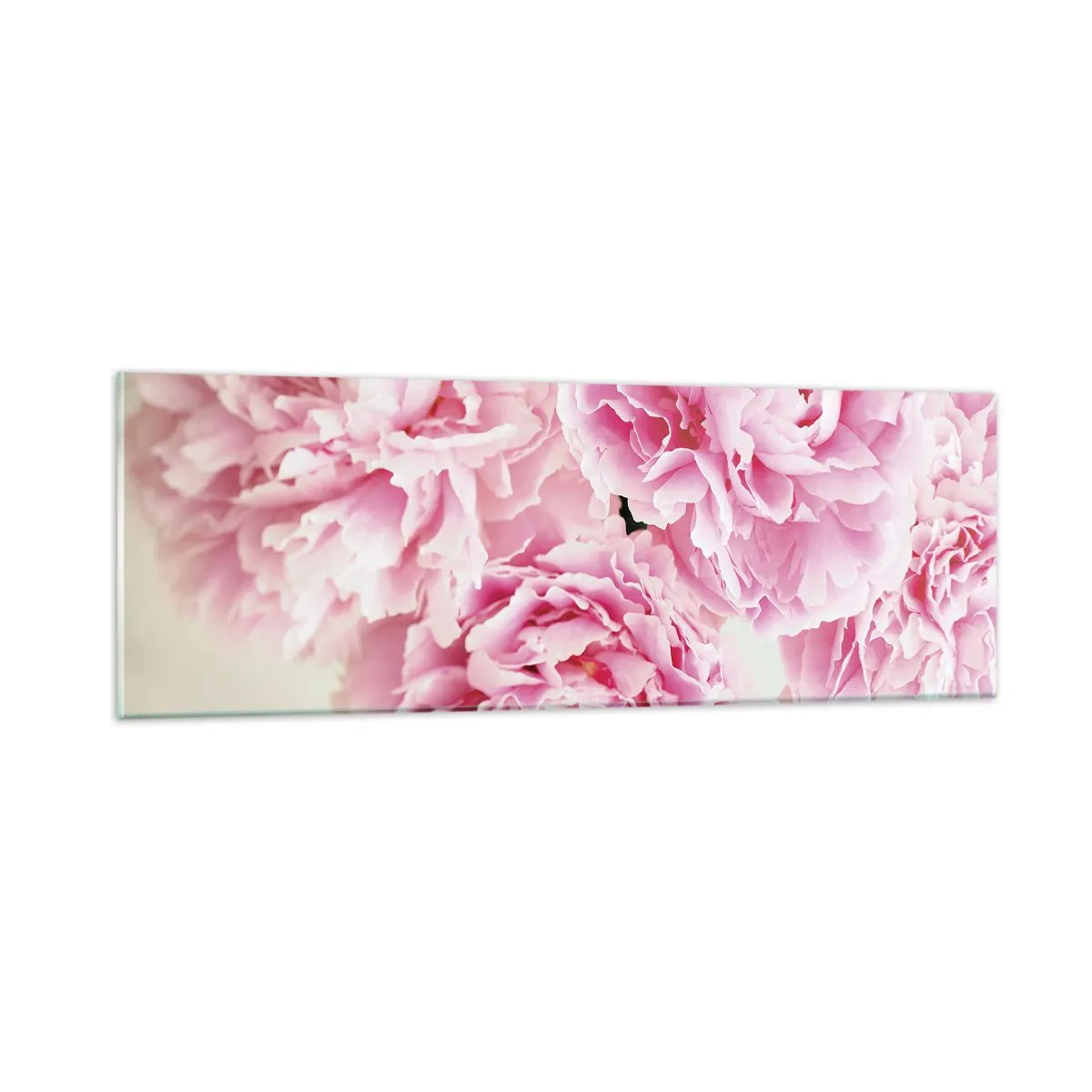 Impression sur verre - Image sur verre - En glamour rose - 90x30 cm