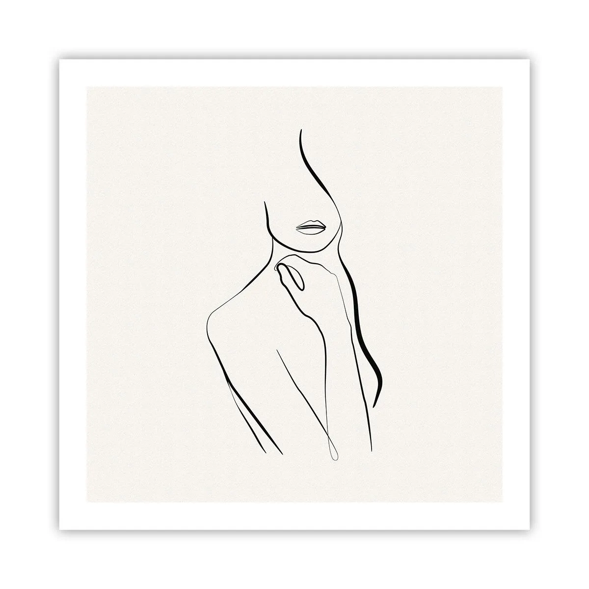 Affiche - Poster - Vague de mélancolie - 60x60 cm