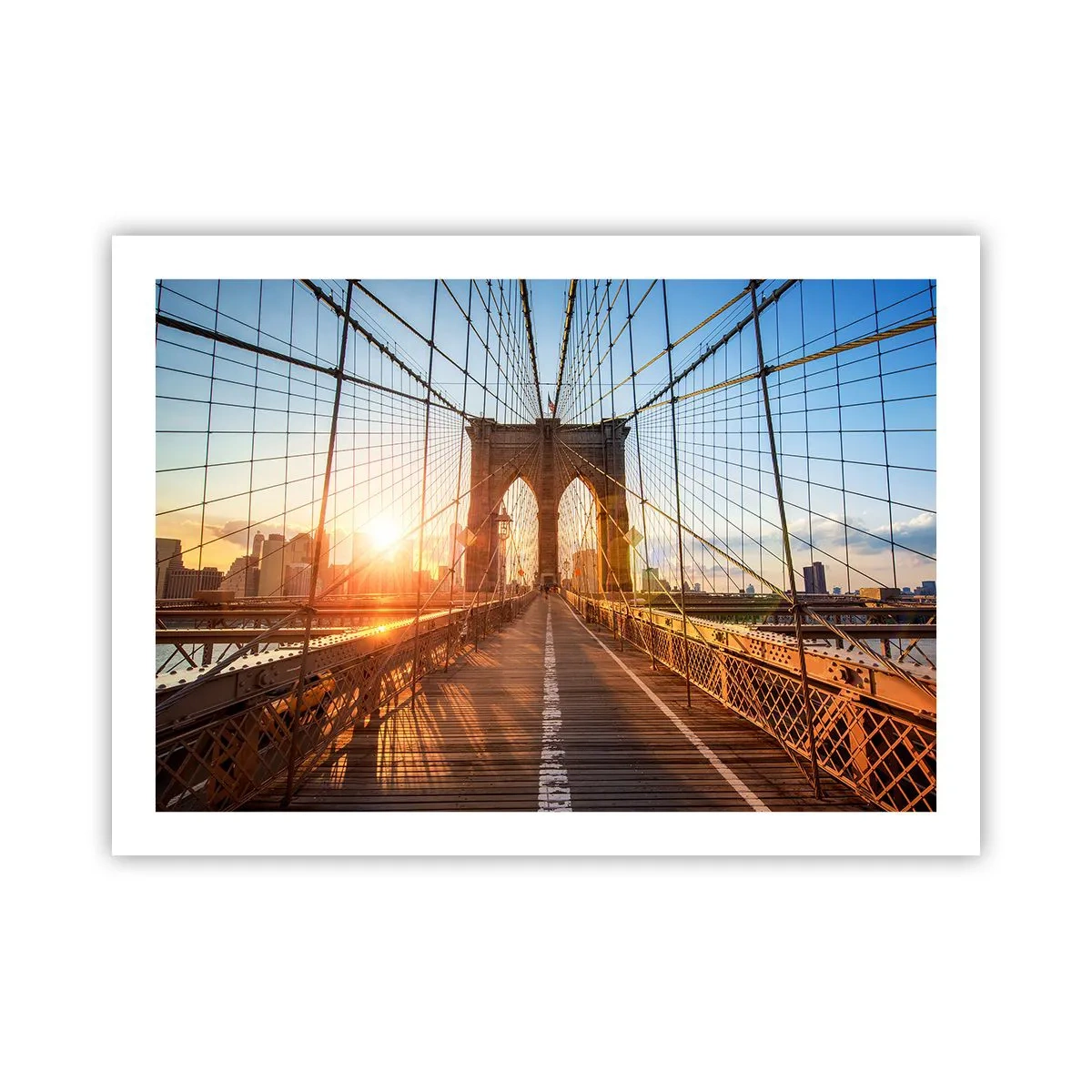 Affiche - Poster - Sur le pont d'or - 70x50 cm