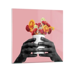 Impression sur verre - Image sur verre - Apothéose de la vie - 70x70 cm